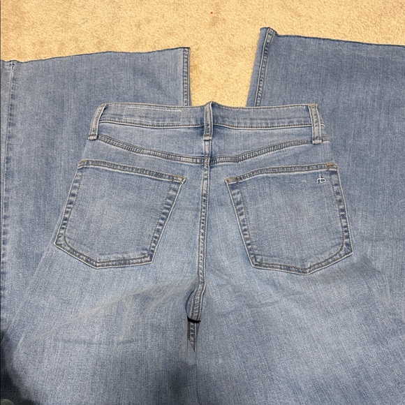 Rag & Bone Light Blue Flare Jeans - Picture 3 of 3